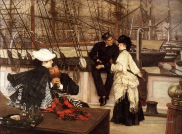 Le capitaine et le compagnon James Jacques Joseph Tissot Peinture à l'huile